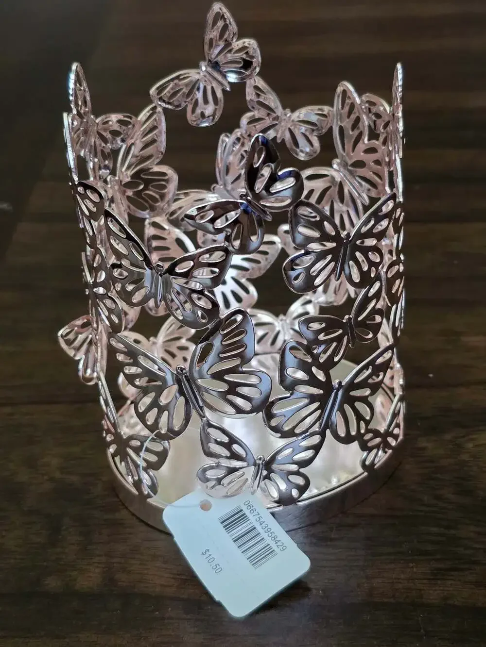 NWT Bath & Body Works Rose Gold Butterfly Holder Sleeve